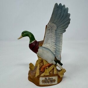 Ski Country 1980 Mallard Drake Mini Bourbon Decanter Limited Edition Figurine
